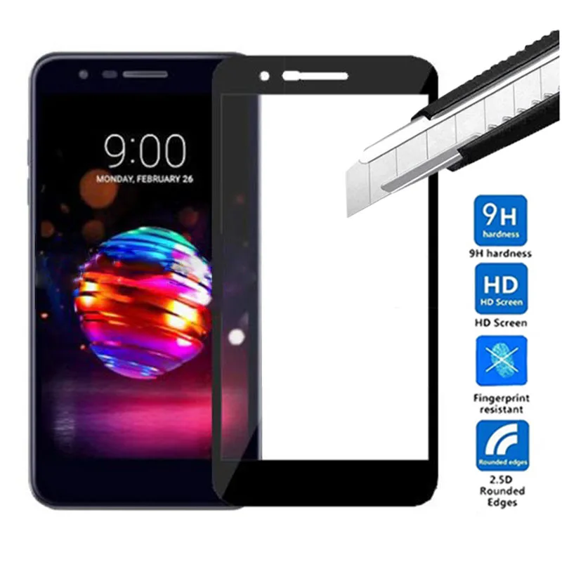 Tempered Glass For LG K11 Screen Protector K 11 Full Cover Protective Phone Film | Мобильные телефоны и аксессуары
