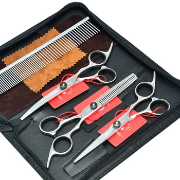 

Meisha 6 inch Pet Beauty Shears Styling Tool Professional Japan 440c Grooming Scissors for Trimming Dogs HB0024