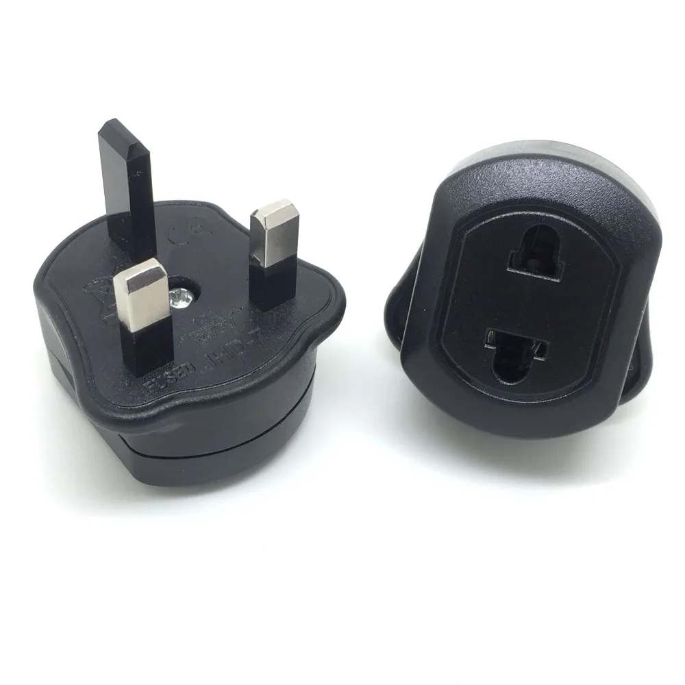 EU 2 Pin 3 Pin UK Electric Power Shaver Toothbrush Plug Adaptor