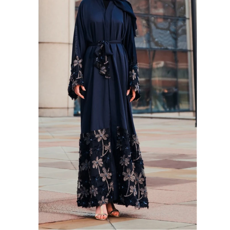 Женское мусульманское платье Abaya Дубай кафтан исламский хиджаб вечерние платья