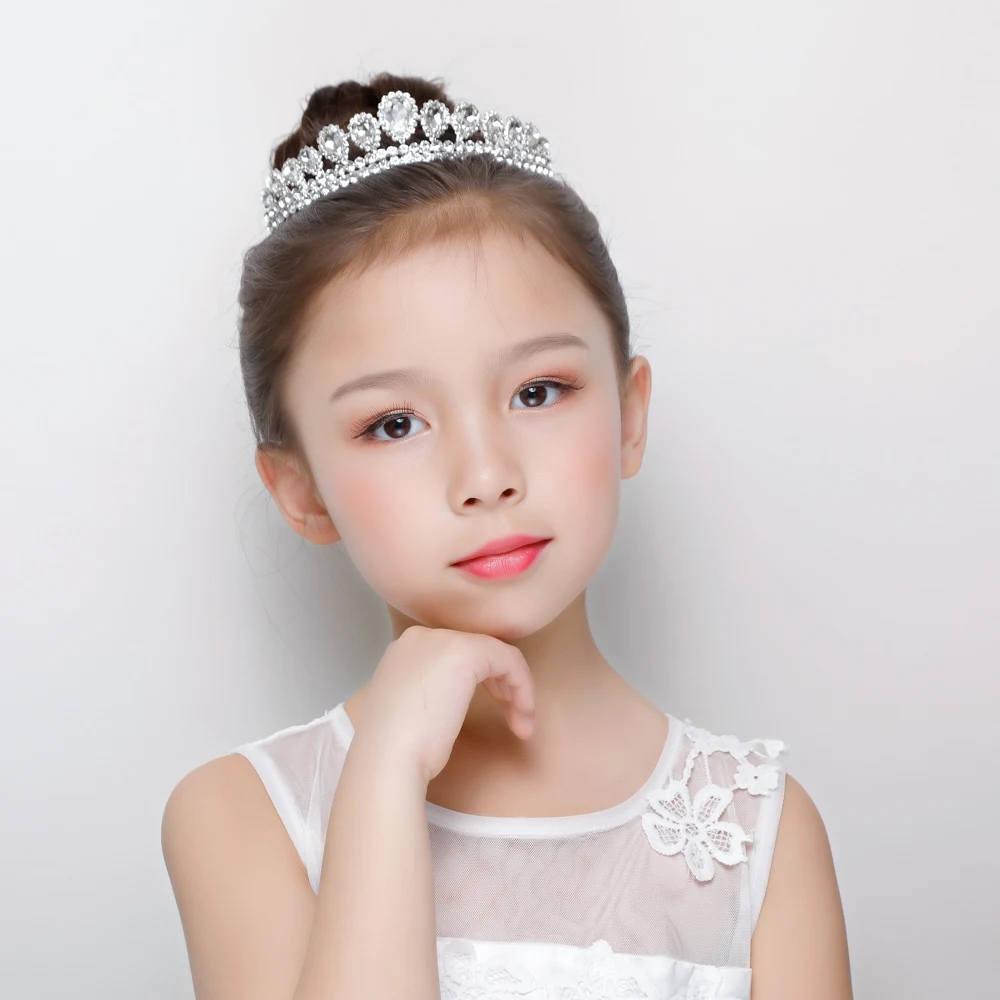 Luxury Rhinestone Tiara Crown Princess Headband Hair Accessories for
