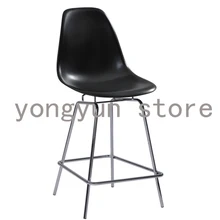 Минималистичная современная мебель коммерческая мебель стул для залива пластик и железо ноги модные популярные обеденные стулья