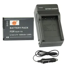 DSTE SLB-11A Перезаряжаемые Батарея с путешествия и автомобильное Зарядное устройство для samsung WB1000 WB5000 CL65 CL80 HZ25W ST1000 ST5500 ST5000