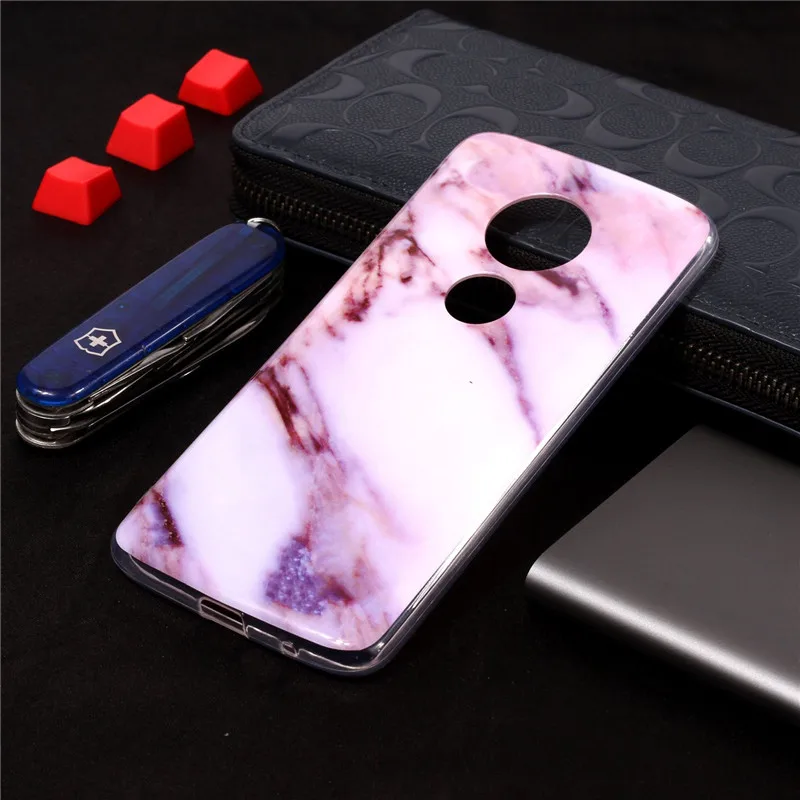 Painting Marble Soft Silicone Phone Back Cover Case For MOTO E4 E4Plus EU G6 G6Plus X4 2017 E5Plus Z3Play G6Play E5Play Bag Case (19)