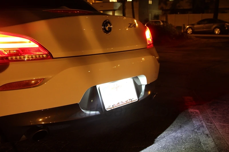 2 шт. 18SMD светодиодный номер номерного знака комплект без ошибок для BMW E63 E64 650i M6 E85