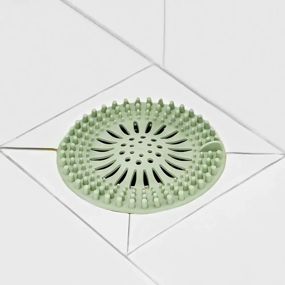 

3 Pack Shower Drain Cover Premium Hair Catcher Upgraded Hair Stopper Rubber Sink Strainer for Bathroom and Kitchen