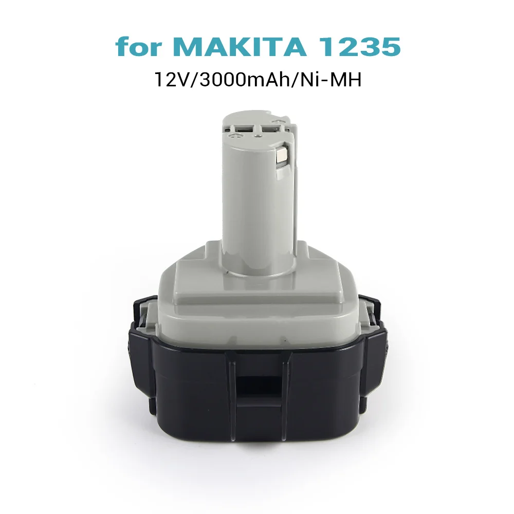 ELEOPTION 12V 3000 мА/ч, металл-гидридных или никель Батарея для MAKITA 1235 1233 192698-A 1050D 4013D 6227D 8413D