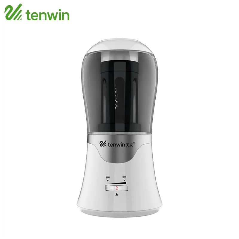 

TENWIN Electronic Pencil Sharpener Automatic Electric Pencil Sharpener One Hole Plug In Use Safety For Kids 3 gears adjusted