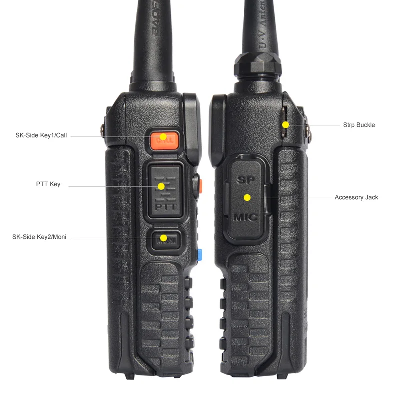 Baofeng BF F8 + Портативная рация VHF UHF Двухдиапазонная двухсторонняя радиосвязь Plus