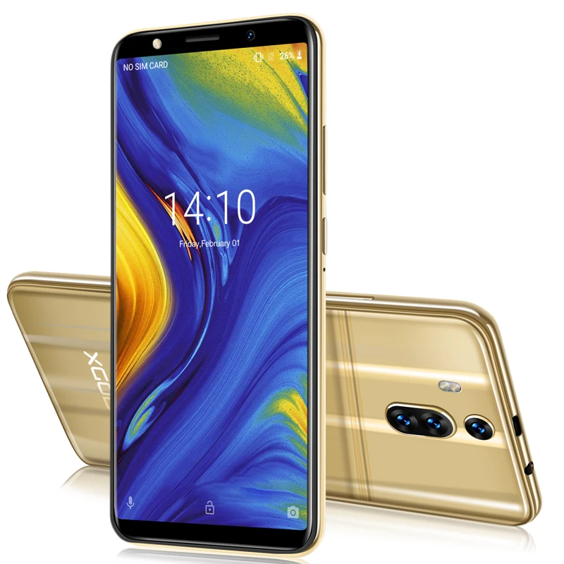 XGODY новый мобильный телефон 3G 6 дюймовый 18:9 смартфон с двумя sim картами Android 8 1 Гб +