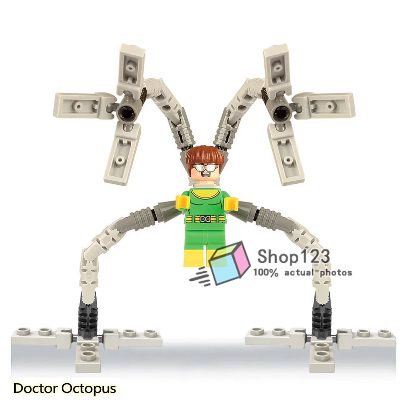 

Single Sale Doctor Octopus Falcon The Avengers Building Blocks Collections Educational Toys For Children Gifts