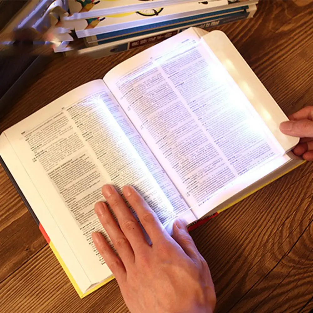 

Eye Protection LED Paperback Book Light Bookmark Reading Light Warm Soft Light On The Bed Tablet Reading Light Eye Reading Lamp