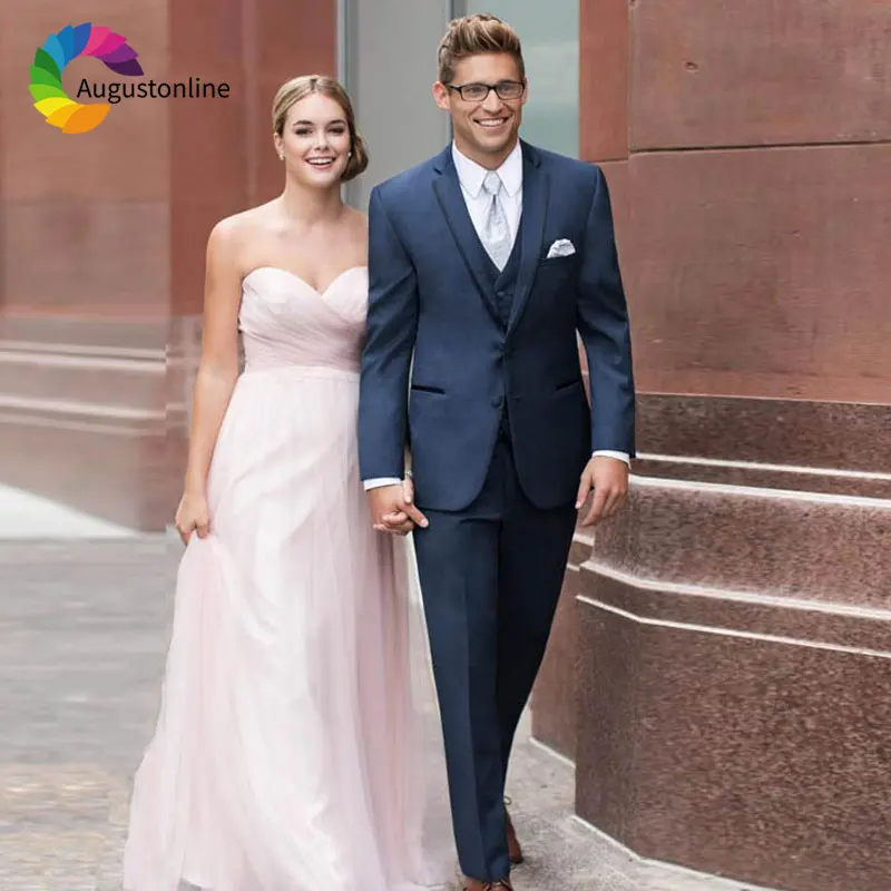 Men Suits Wedding Suits Costumes Mariage Homme Men's Wedding Suits Terno Masculino Costume Homme Mariage Men Suit with Pants Best Man Blazer Masculino Men's Suits Slim Fit Custom Made Gromsmen Suit (48)