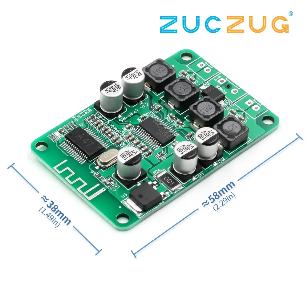 

Arsmundi TPA3110 2x15W Bluetooth Audio Power Amplifier Board for Bluetooth Speaker