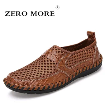 

Zeromore Breathable Slip On Shoes Men Designers Mesh Casual Mens Summer Shoes Large Sizes Hot Sale Soft Male Loafers 2018