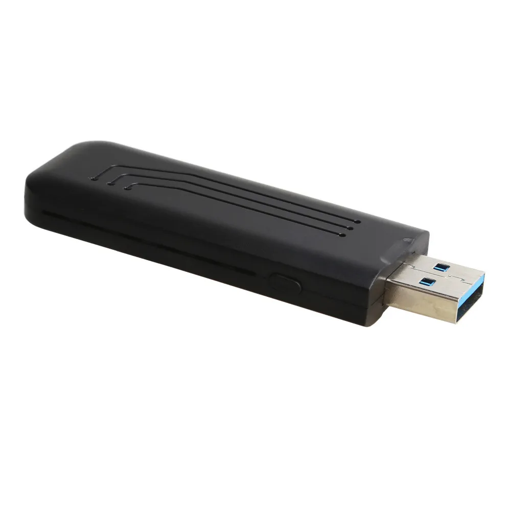 2,4 г/5,8 г Dual Band Беспроводной USB3.0 адаптер 802.11ac 1200 Мбит/с Wi-Fi сигнала Receiever Беспроводной адаптер микропроцессора оси для рабочего стола/ноутбука