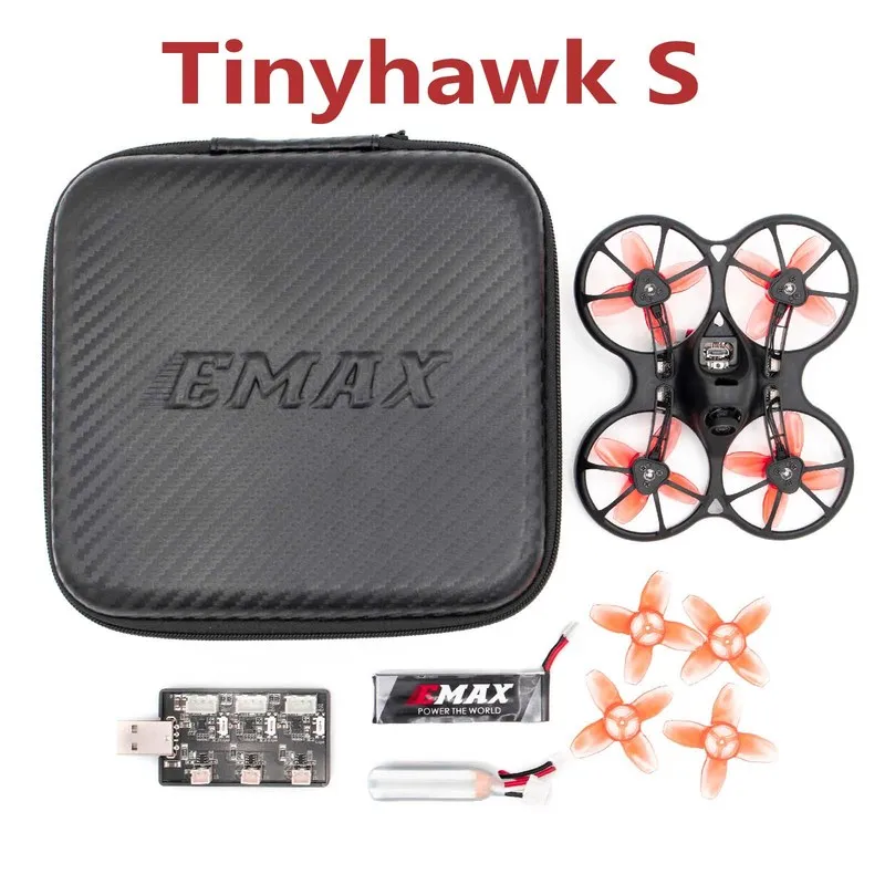 Гоночный Дрон Newst Emax Tinyhawk S для помещений FPV BNF F4 4в1 5A 15500KV 37CH 25 МВт 600TVL VTX 1 S-2 S-BNF