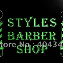 LK120-Стили парикмахерский дисплей волос светодиодный неоновый свет знак