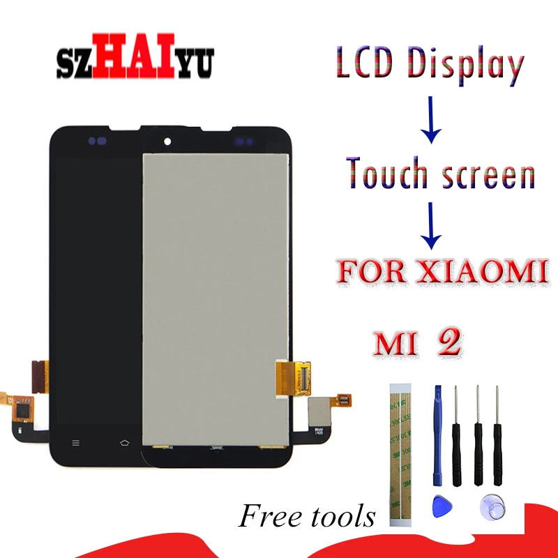 SZHAIYU Mi2 2S'' для Xiaomi 2 Mi2S Mi 2S ЖК-дисплей сенсорный экран Запасные части панели