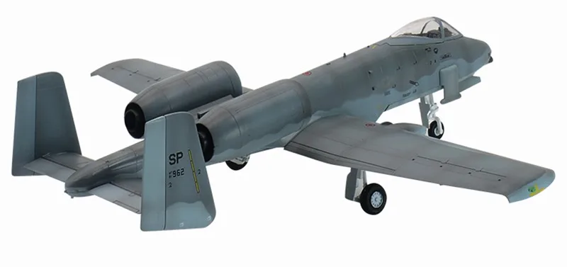 1:72 scale pre-built A-10A jet hog Thunderbolt II Warthog A-10A aircraft collectible hobby finished plastic model