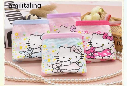 Купить Новое милое хлопковое нижнее белье для девочек Hello Kitty короткие трусики детская | Клатчи (32834546249)