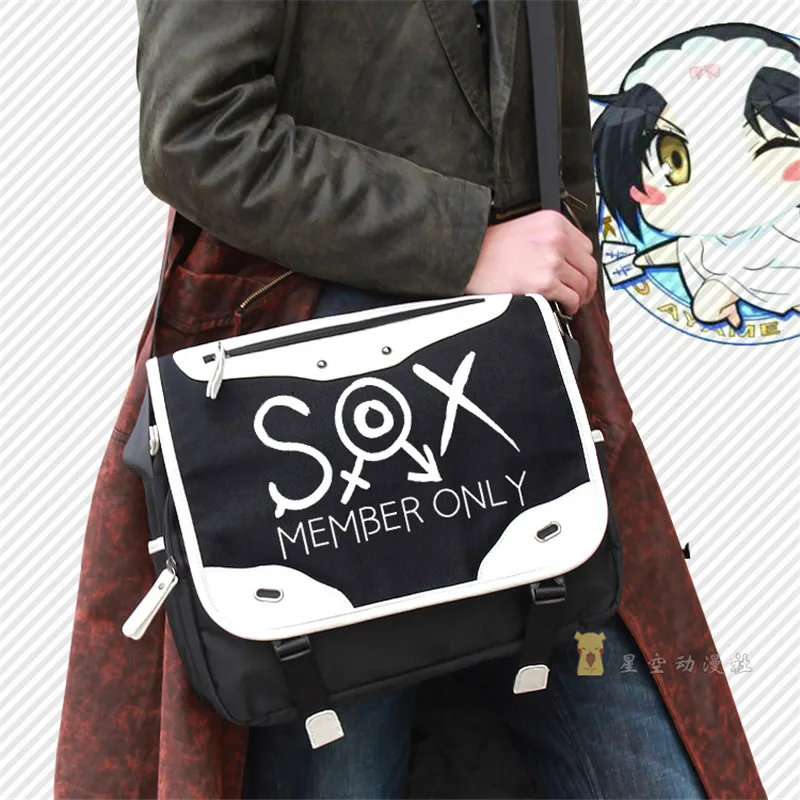 Shimoneta to Iu Gainen ga Sonzai Shinai Taikutsu na Sekai Fashion Schoolbag Satchel Shoulder Messager Bag