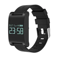 Гестия IP67 Сенсорный экран SmartWatch сердечного ритма Смарт Браслет Водонепроницаемый Приборы для измерения артериального давления Мониторы шагомер для IOS Android