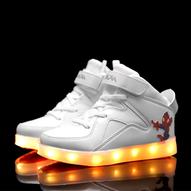 Casual Child Lighting Shoes Light Up Trainers Boys Sneakers Kids Casual Child Lighting Shoes Light Up Trainers Boys Sneakers Kids Led Usb Charging Children