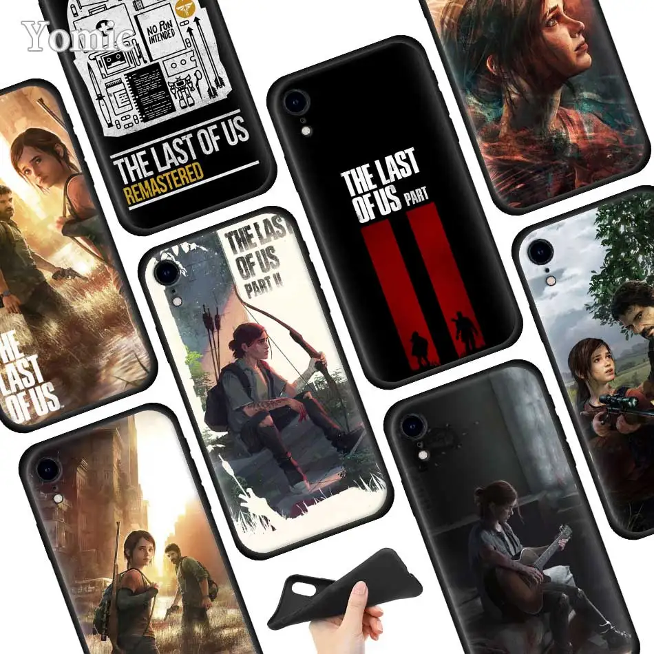 

The Last Us Video games Black Soft Case for Apple iPhone XR 7 8 6 6S Plus X XS MAX 5 5E 5S Silicone Phone Case Cover