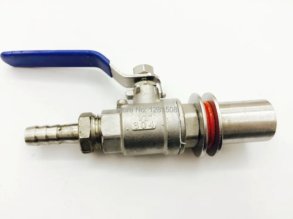 Buy Stainless Steel homebrew Kettle Valve Kit w/barb