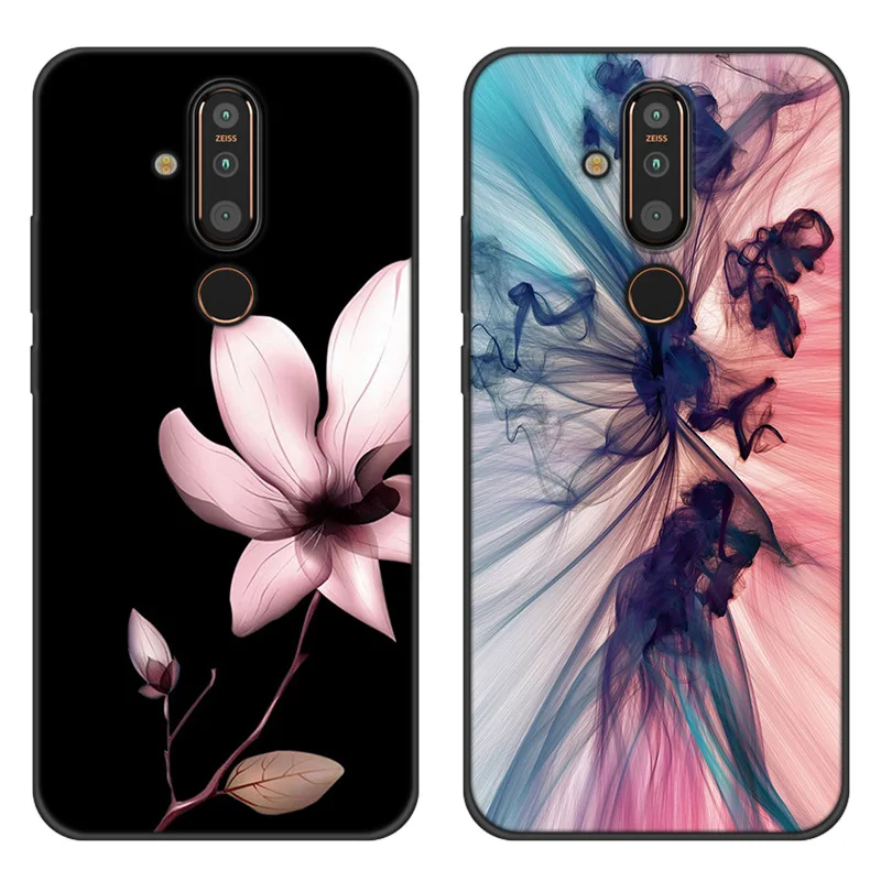 

Patterned Silicone Phone Case For Nokia 2 3 5 6 7 Soft Cover For Nokia 2.1 3.1 5.1 6.1 7.1 8.1 Plus Cover For Nokia 9 PureView
