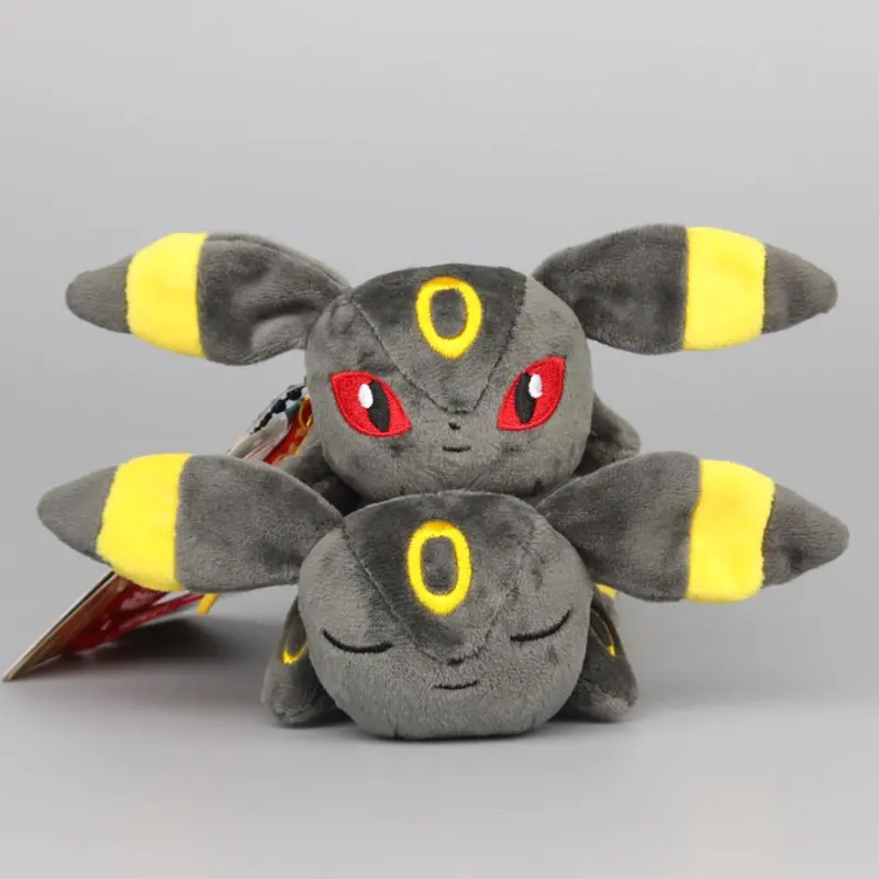 

Anime Umbreon Cute Plush Keychain Umbreon Laying Flat Stuffed Dolls Children Best Gift 16 CM