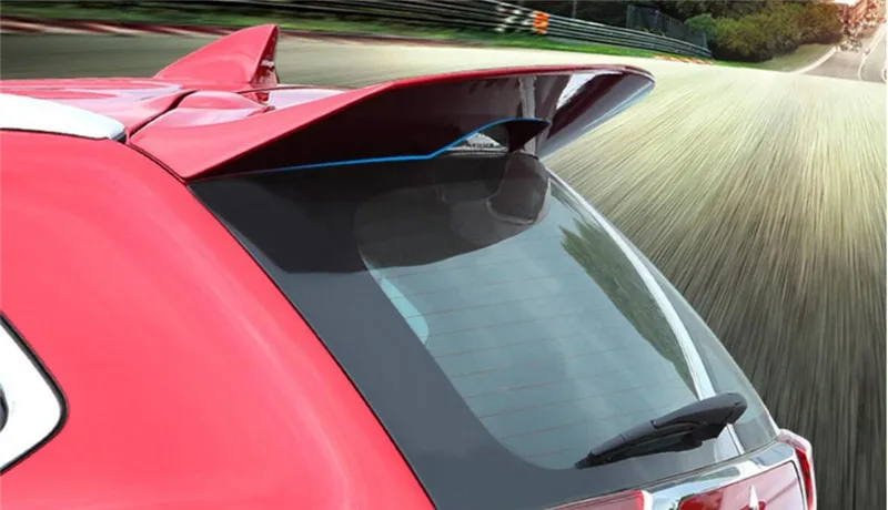 ABS Пластик задний багажник загрузки губ крыла задний спойлер для нового Mitsubishi Outlander стайлинга автомобилей