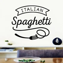 Creative kitchen Wall Art Decal Wall Stickers Material For Restaurant Removable Wall Sticker Home Decoration Wallpaper