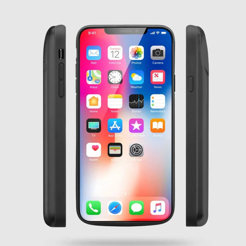 Чехол для IPhone X с универсальным зарядным устройством 5000 мАч аудиовыходом