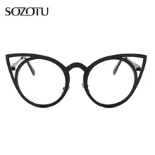 Оптическая оправа для очков, женские очки "кошачий глаз", оправа для очков, женские прозрачные линзы, Armacao de YQ213