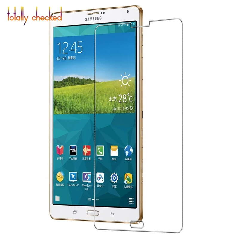 С уровнем твердости 9 H 8," Экран протектор для samsung Galaxy Tab S 8,4 закаленное Стекло для samsung Tab S T700 T705 закаленное Стекло защитная пленка