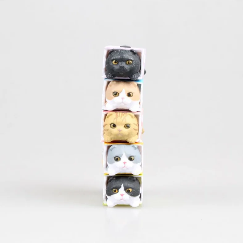 5 см аниме милый кавайный котик котенок игра мультфильм Неко Atsume 1 и 2 ПВХ фигурка