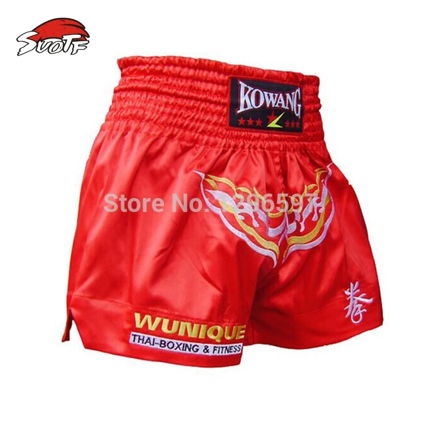 MMA Fighting Bad Boy Red /& Black Breathable Sports Tiger Muay Thai Shorts Trunks