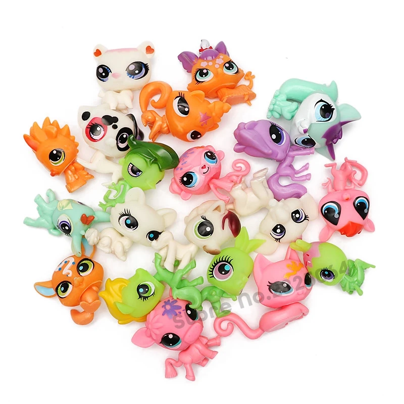 20Pcs /Set Cat Dog Action Figures Toys New Toys Animal Cute Cat Dog