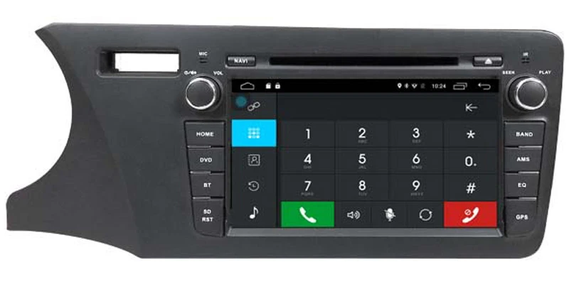 Flash Deal Liislee For Honda City 2014 LHD Stereo Android Radio DVD Player BT Wifi GPS MAP NAV Navigation 1080P System Original NAVI Design 7