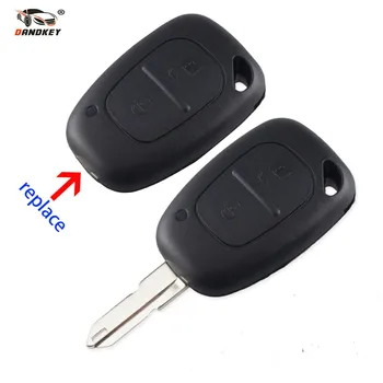 

Dandkey 2 Button Remote Car Key Shell Cover Fob Case For Vauxhall/Opel Vivaro/ Renault Movano Trafic Renault Kangoo Blank