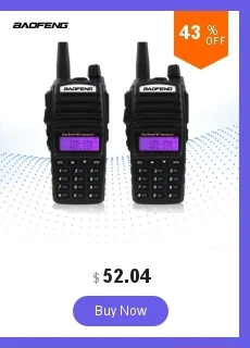 Иди и болтай Walkie Talkie антенна RH901S SMA-144/430 МГц двухдиапазонная антенна для BaoFeng UV-82 UV-5R GT-3 MarkII двухстороннее радио