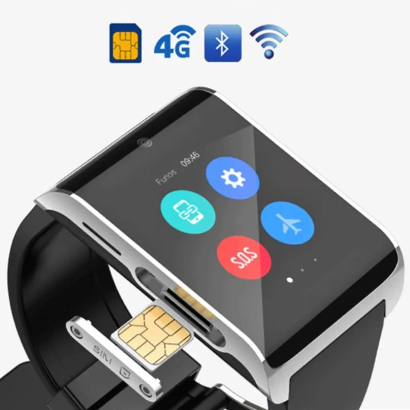 

4G Smart Watch GPS Sports Band Bluetooth GPS Smartwatch Heart Rate Monitor Pedometer For Android 6.0 Wristwatch WiFi 1G 16G ROM