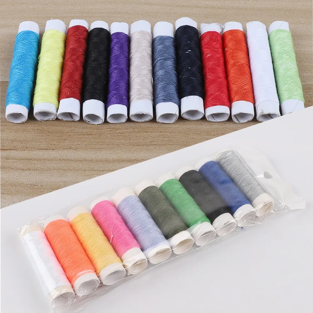 

2 Styles Multicolor Strong Durable Polyester Sewing Thread Cones for Hand Machines Industrial Home Crafts