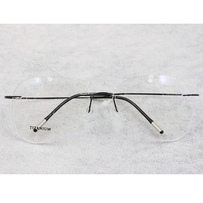 BCLEAR Titanium Rimless Eyeglasses Frames Optical Glasses for Men and Women