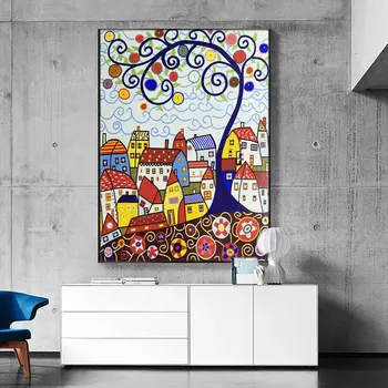 

Custom crystal glass mosaic tiles illustration living room background wall jigsaw puzzle abstract house aisle porch decorative