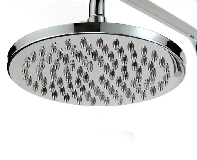 Polished Chrome Brass 8 inch Round Bathroom Rainfall Shower Heads