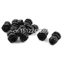 10 шт. нейлоновая оболочка надежно защищает PG9 желез разъем для 4-8 мм диаметр кабеля