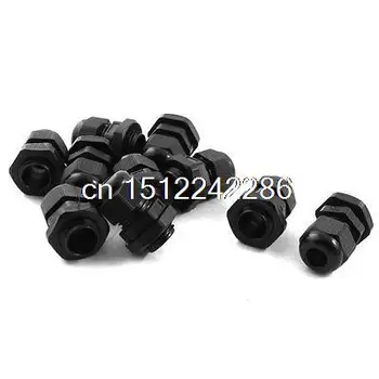 

10Pcs Nylon Strain Relief PG9 Glands Connector for 4-8mm Dia Cable